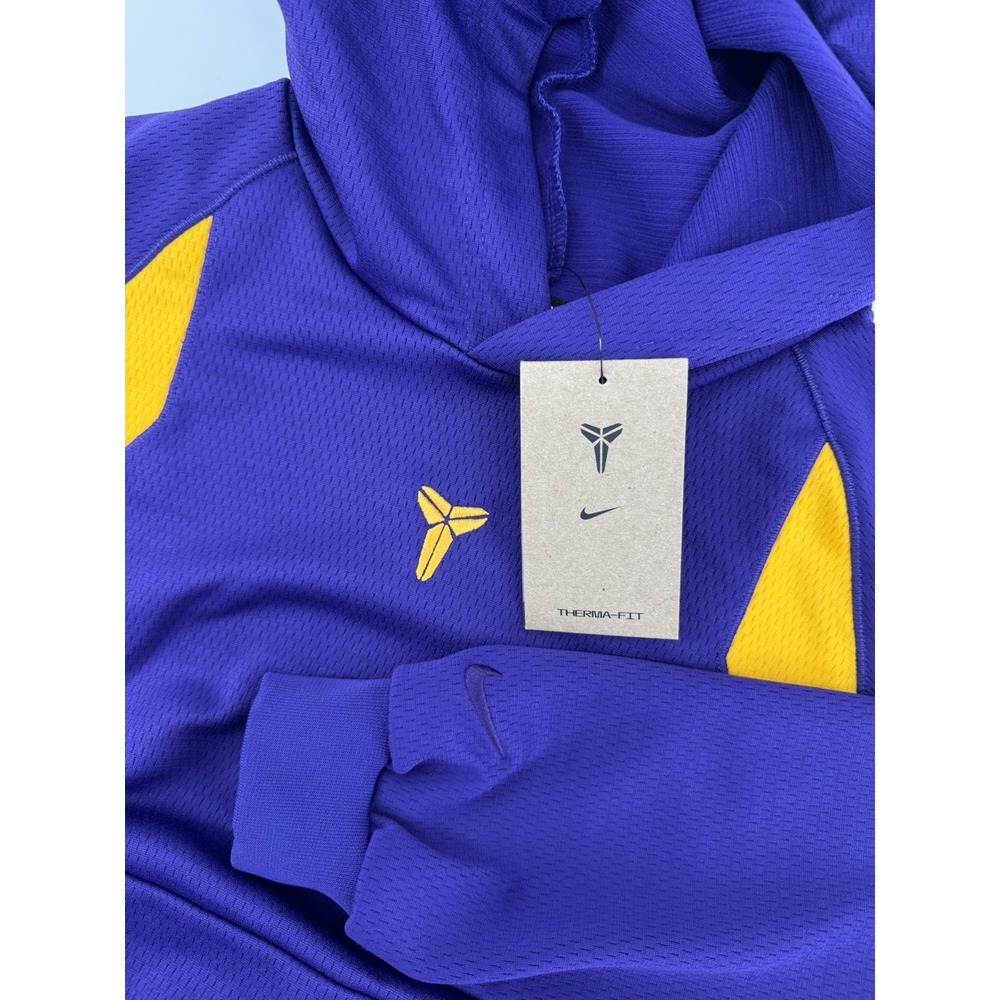 NWT Nike Kobe Hoodie Youth M 10 Purple Sweatshirt Basketball Therma-Fit Mamba